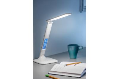 Decorativní stolní lampa GALACTIC LED 5W 240lm AC220-240V 50/60Hz měnitelné barvy (3000K 4000K 6000K) kalendář alarm teploměr bílý kryt. 1208962484
