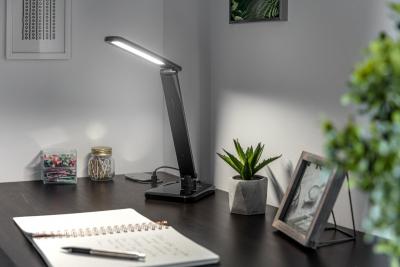 Dekor HIKARI LED stolní lampa 6W 400lm AC220-240V 50/60Hz CCT černá 1208962495