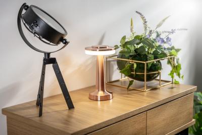 Dekor Monum stolní lampa 3W 200lm DC 5V 1A 3000 K 3 kusy Stmívání baterie 1800 mAh měď. 1208962506
