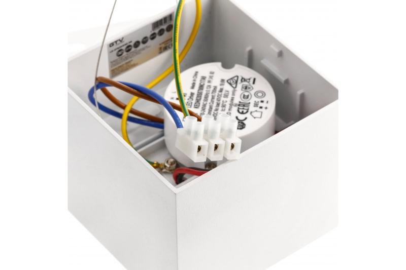 Decor LED svítidlo ARTEMIDA 20W 1920lm AC220-240V 50/60 Hz PF>0,9 Ra≥80 IP20 IK08 4000K 38° čtvercové bílé. 1208962641