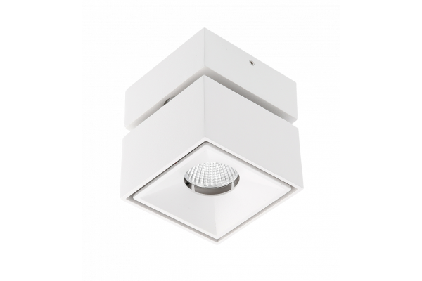 Decor 'LED svítidlo bianco cct 8W 680lm AC220-240V 50/60 Hz Ra≥80 IP20 36° 2700/3300/4000K čtvercové bílé' 1208962675