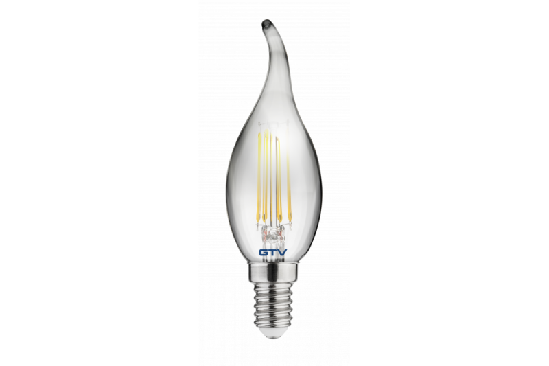 Dekorativní LED světlo, FILAMENT, C35L, 27006, E14, 4W, 240lm, AC220-240V/ 50-60Hz, RA>80, 360° 1208962696