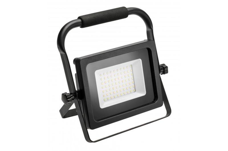 LED reflektor iNEXT (přenosný) 50 W 4000 lm, PF>0,9, RA>80, IP65, 120°, 6400 K, černé tělo 1208962863