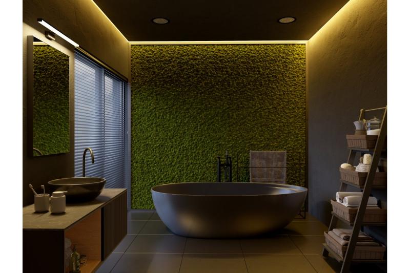 Svítidlo Decor Led Catania 600mm 12W AC220-240V 50/60Hz 4000K IP44 RA >80 960lm Černé 1208962887