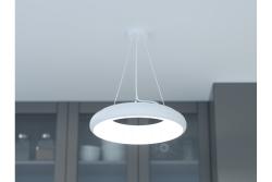 Decor LED svítidlo LEON 35W 3200lm AC220-240V 50/60Hz 120° IP40 4000K závěsné/stropní bílé. 1208962911