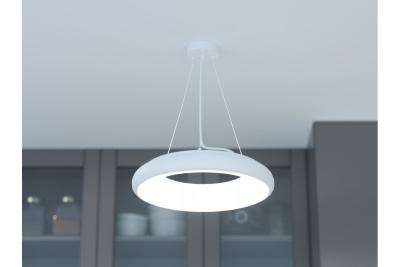 Decor LED svítidlo LEON 35W 3200lm AC220-240V 50/60Hz 120° IP40 4000K závěsné/stropní bílé. 1208962911