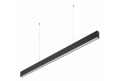 Dekorativní LED závěsné svítidlo LIVIA 40W 3600lm AC220-240V 50-60Hz 100° RA>80 IP20 AL/PC 4000K 120cm černá. 1208962913