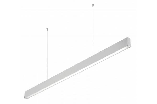 LED dekorativní závěsné svítidlo LIVIA 40W 3600lm AC220-240V 50-60Hz 100° RA>80 IP20 AL/PC 4000K 120cm bílé. 1208962914