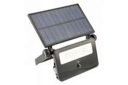 Solární LED reflektor LUMOS, se senzorem pohybu, 10W, 850lm, 6400K, IP65, 120°, solární panel, 3y 1208962938