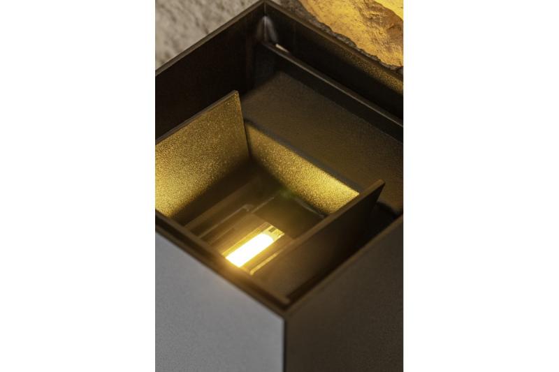 Decor MISSOURI-K LED lampa 7W 540lm AC220-240V 50/60 Hz PF>0.5 Ra≥80 IP54 IK08 4000K čtvercová černá. 1208962994