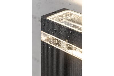 Dekorativní nástěnné svítidlo jednosměrné NESSA GU10 MAX. 50W IP54 AC220-240V 50/60Hz černé. 1208963009