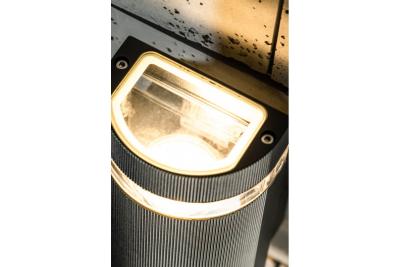 Decorační nástěnné svítidlo s dvěma směry SILVA GU10 MAX.2x50W IP54 AC220-240V 50/60Hz černá. 1208963135