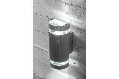 Decoreer wandarmatuur met twee richtingen SILVA GU10 MAX 2x50W IP54 AC220-240V 50/60Hz šedá. 1208963136