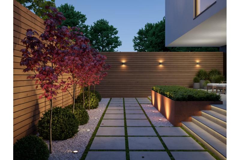 Deco Fasádní svítidlo obousměrné TIAGO KW GU10 MAX.2x35W IP54 AC220-240V 50/60Hz černé. 1208963202