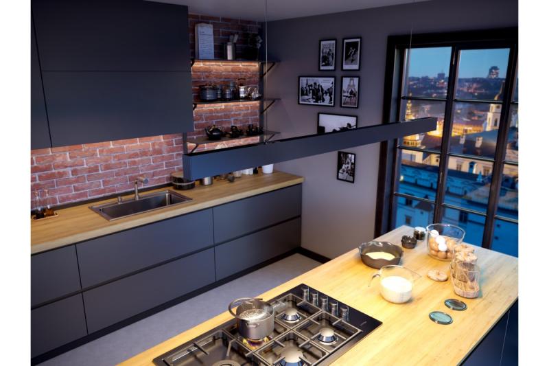 LED dekorativní závěsné svítidlo VILANA 42W (30W+12W) 4000K RA>80 220-240VAC 48/120° UGR<19 120 cm černá. 1208963237