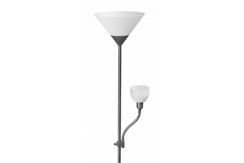 Dekorační podlahová lampa BENFICA 2 max 60W - E27 max 40W - E14 AC220-240V 50/60Hz šedá. 1208963347