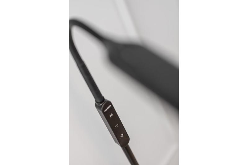 Decor Podlahová lampa Vasalia 8W 450lm AC220-240V 4-CCT 5-krokový stmívač časovač45' PF>0,5 RA>80 Černá 1208963348