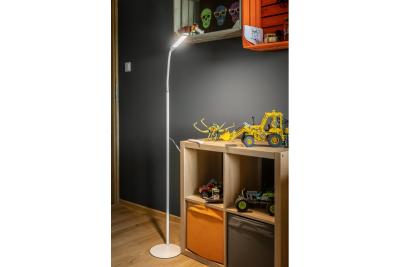 Decor Podlahová lampa YORK 10W 900lm AC220-240V 3-stupňové stmívatelné 3-CCT-pilot PF>0,5 Ra>85 bílá 1208963350