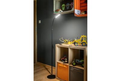 Dekorativní podlahová lampa YORK 10W 900lm AC220-240V 3-stupňové stmívání 3-CCT-pilot PF>0,5 Ra>80 černá 1208963351