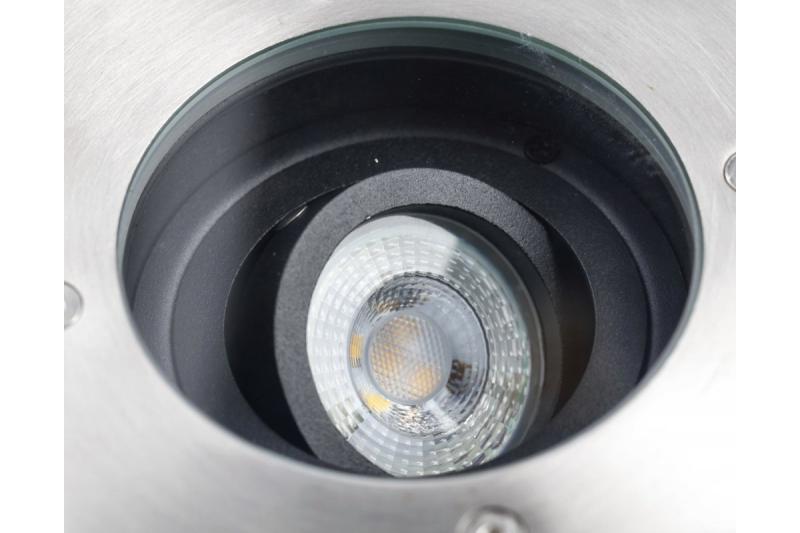 Dekor Přesunuté svítidlo BETA-K s nastavením úhlu max. 50 W GU10 IP67 AC220-240V 50/60Hz nerez. 1208963697