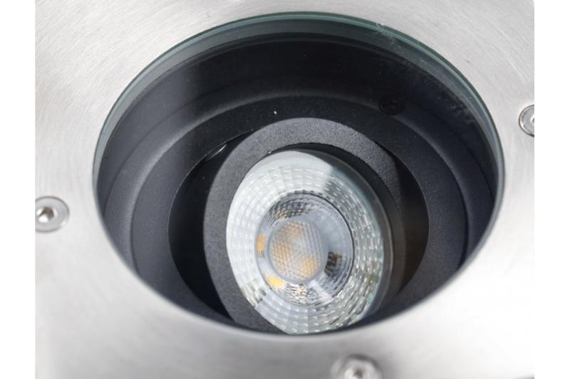 Dekor INRUN SVÍTIDLO BETA-O s nastavitelným úhlem max. 50 W GU10 IP67 AC220-240V 50/60Hz inox. 1208963698