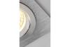 MORENA ceiling spot luminaire, IP20, square, inox