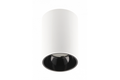 Decor Stropní svítidlo ARIES PC 73x105mm IP20 max 20W kulaté bílé/černé. 1208963818