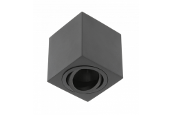 Dekorativní stropní svítidlo AVEIRO hliník 80x80x85mm IP20 max 20W čtvercové černé. 1208963828