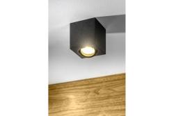 Dekorativní stropní svítidlo AVEIRO hliník 80x80x85mm IP20 max 20W čtvercové černé. 1208963828