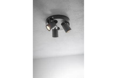 Deco Stropní svítidlo BLINK AC220-240V 50/60 Hz GU10 max. 20W*3 IP 20 trojité černé 1208963844