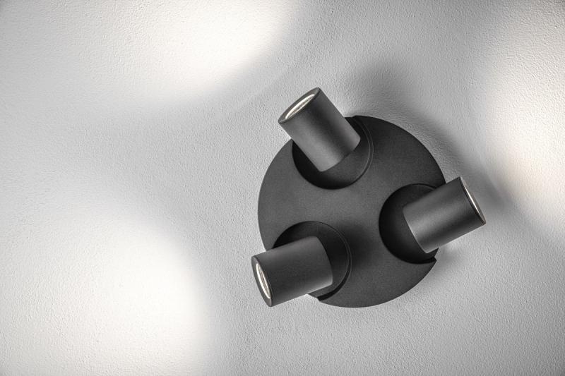 Decor Stropní svítidlo BLINK II max. 250V 50/60 Hz GU10 max. 20W*3 IP 20 trojitý černý 1208963848