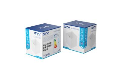 Dekorativní nástěnné svítidlo CAMPIONE hliník G9 IP20 max. 40W IP20 čtvercové bílé. 1208963850