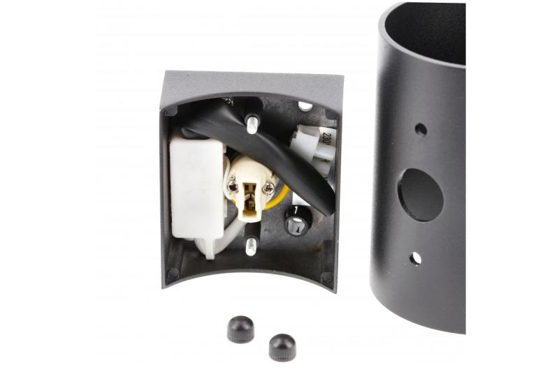 Dekorativní nástěnné svítidlo CAMPIONE hliník G9 IP20 max. 40W IP20 kulaté černé. 1208963851