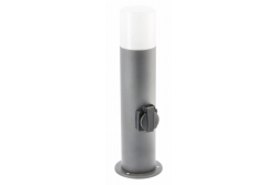 Deco CORTA-P 40 zahradní lampa E27 MAX.25W IP44 AC220-240V 50-60Hz zásuvka max. 3000W sloup grafit. 1208963861