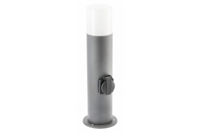 Deco CORTA-P 40 zahradní lampa E27 MAX.25W IP44 AC220-240V 50-60Hz zásuvka max. 3000W sloup grafit. 1208963861