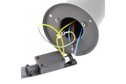 Decor CORTA-P 80 zahradní lampa E27 MAX.25W IP44 AC220-240V 50-60Hz zásuvka max. 3000W sloup grafit. 1208963864
