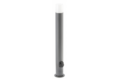 Decor CORTA-P 80 zahradní lampa E27 MAX.25W IP44 AC220-240V 50-60Hz zásuvka max. 3000W sloup grafit. 1208963864
