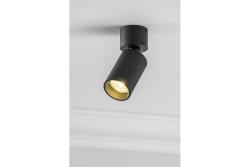Dekor Stropní svítidlo FARGO MINI hliník 56x150mm IP20 max 20W kulaté černé. 1208963877