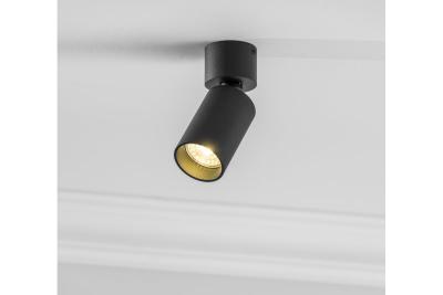 Dekor Stropní svítidlo FARGO MINI hliník 56x150mm IP20 max 20W kulaté černé. 1208963877