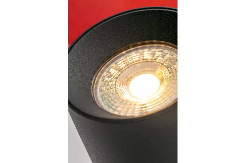 Dekor Stropní svítidlo FARGO 2 hliník 70x166mm IP20 max 20W kulaté černé. 1208963880