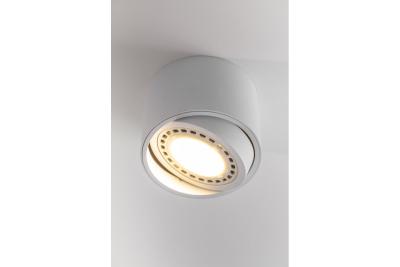 Decor ISUMI stropní svítidlo s nastavitelným úhlem hliník 130x100 IP20 ES111 GU10 kulaté bílé. 1208963895
