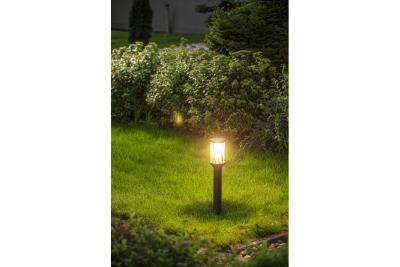 Dekorativní zahradní lampa KERTA-P 50 E27 MAX.12W IP44 AC220-240V 50-60Hz sloupek grafit 1208963907