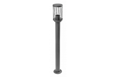 Decor KERTA-P 80 zahradní lampa E27 MAX.12W IP44 AC220-240V 50-60Hz sloupek grafit 1208963908