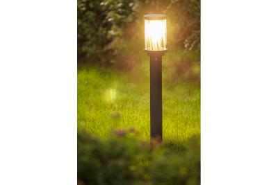 Decor KERTA-P 80 zahradní lampa E27 MAX.12W IP44 AC220-240V 50-60Hz sloupek grafit 1208963908