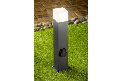 Decoreer Tuinarmatuur LARGO-P 50 E27 MAX.15W IP44 AC220-240V 50-60Hz max. 2500W montážní sloup grafit. 1208963919