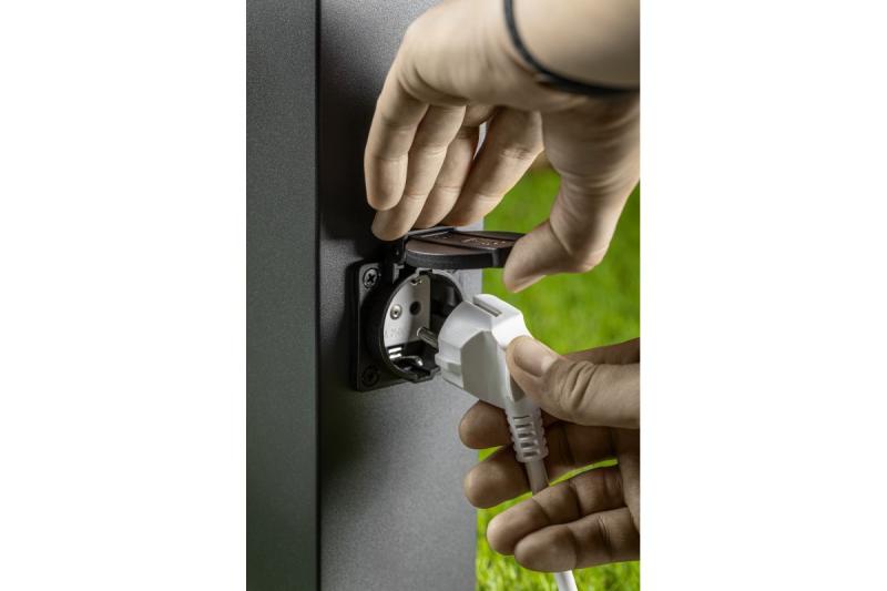 Decoreer Tuinarmatuur LARGO-P 50 E27 MAX.15W IP44 AC220-240V 50-60Hz max. 2500W montážní sloup grafit. 1208963919