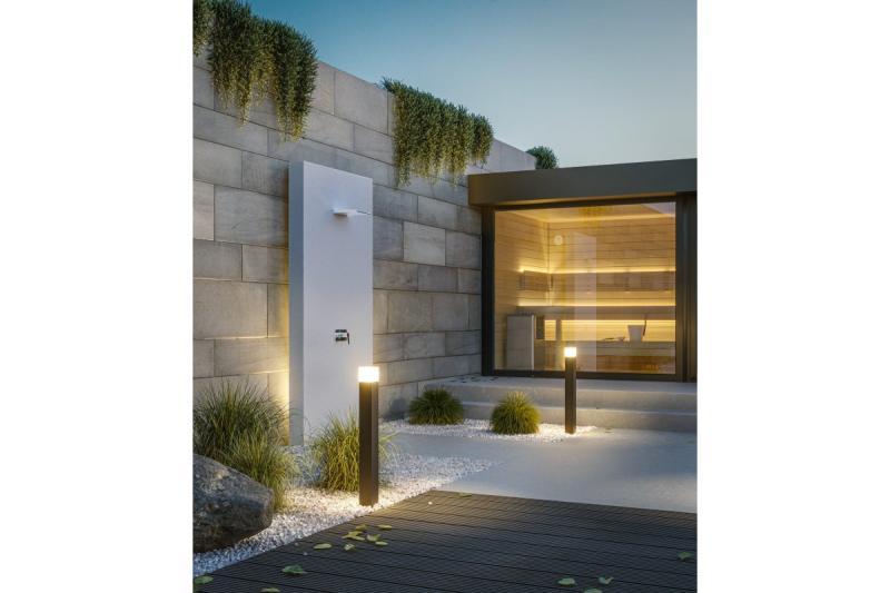 Svítilna na zahradu LARGO-P 80 E27 MAX.15W IP44 AC220-240V 50-60Hz montážní sloup grafit. 1208963921