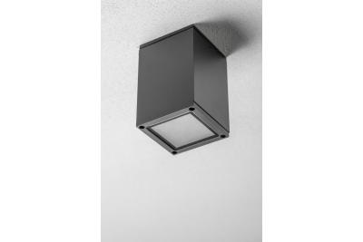 Decorační stropní svítidlo LENTO alum 100x130 IP54 max 35W čtverec grafit. 1208963923