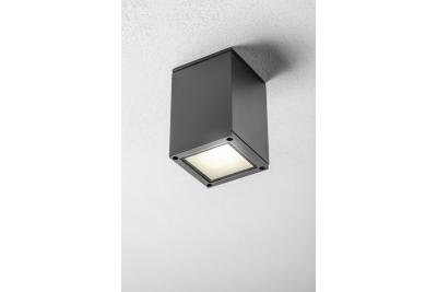 Decorační stropní svítidlo LENTO alum 100x130 IP54 max 35W čtverec grafit. 1208963923