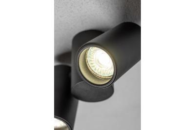 Stropní svítidlo Decor LUPO hliník 17,5x5,6x11,5 IP20 2*GU10 max. 50W kulaté černé. 1208963926